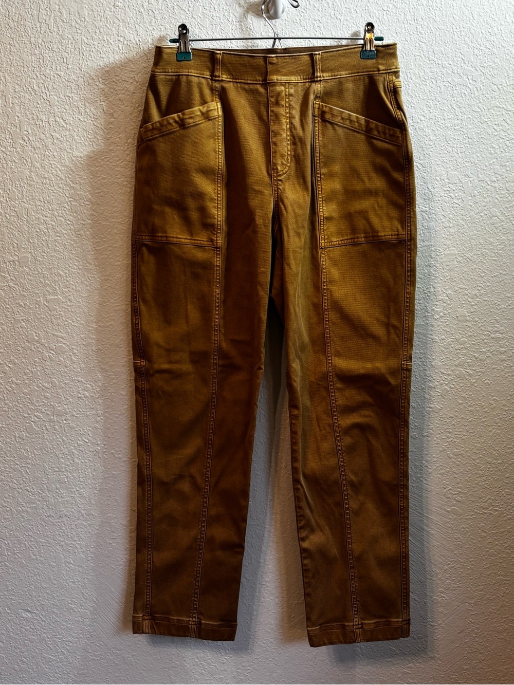 Spanx Stretch Twill Straight Leg Pants Large
